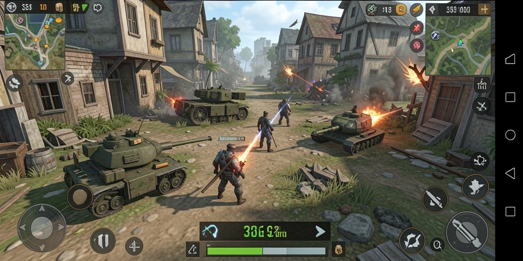 Tampilan gameplay TPS yang menegangkan di 33L.