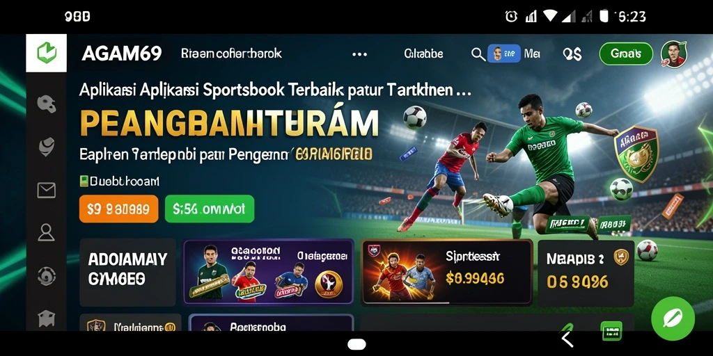 Tampilan gameplay AGAM69 saat melakukan taruhan olahraga secara langsung.
