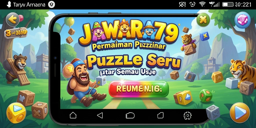 Screenshot gameplay JAWARA79 yang menunjukkan tantangan puzzle menarik.