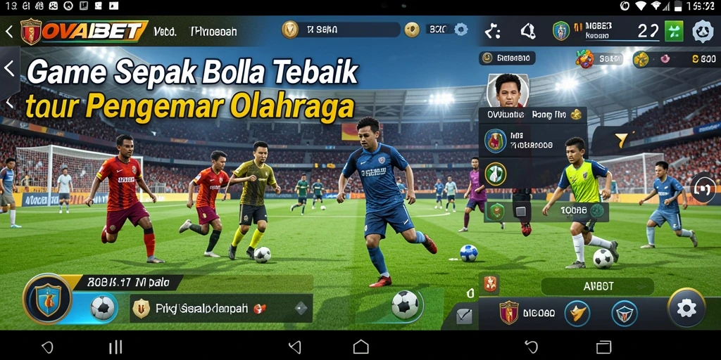 Tampilan gameplay seru dan realistis di OVABET.