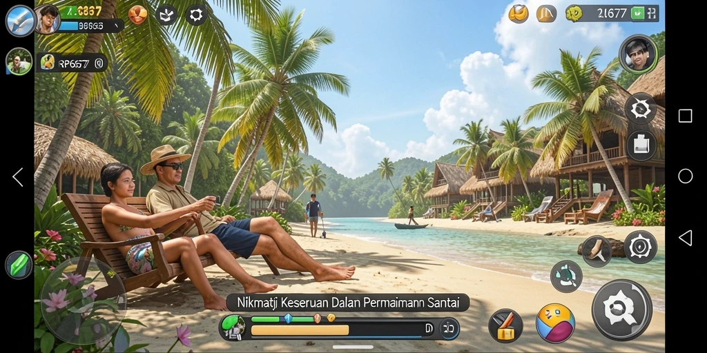 Tangkapan layar gameplay seru dari RP6677 yang menampilkan aksi menarik