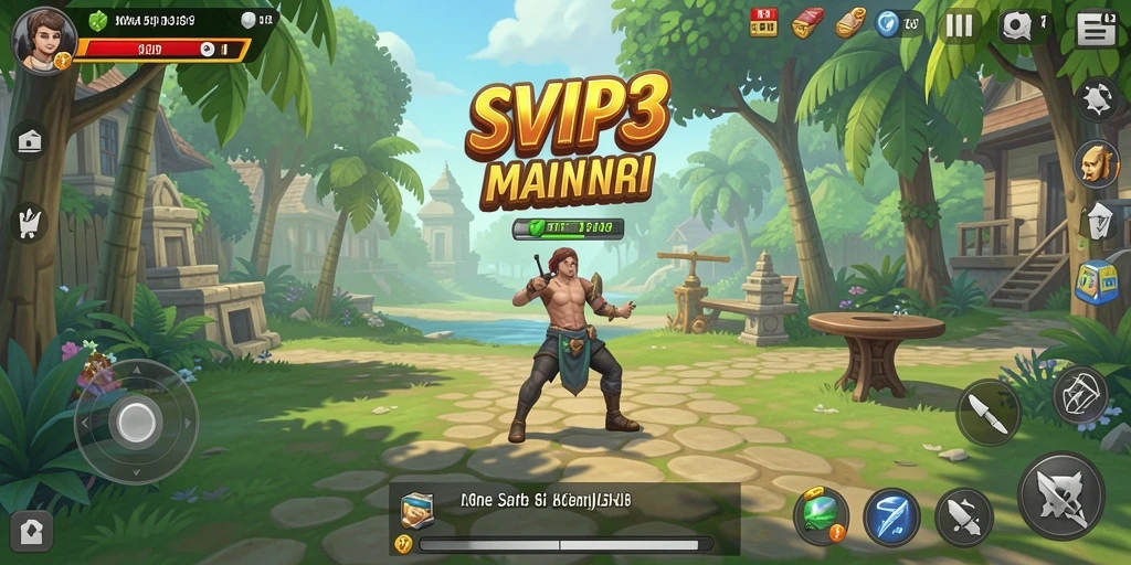 Tampilan gameplay SVIP3 yang menarik dan penuh warna.